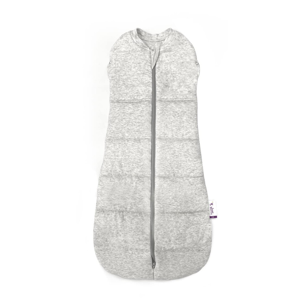 Sweet Dreamers , Baby Sleep Bag And Swaddle For Newborns | 0-3 Months, 2.5 Tog | Soft Organic Cotton Fabric Baby Sleeping Bag | Grey