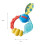 Nuby Nuby Wacky Teething Ring Teether 1 Count (Pack of 1),Yellow 8