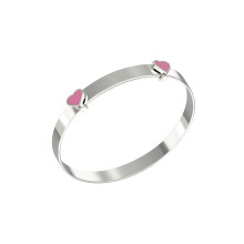 Aeon Expanding Baby Bangle - 925 Sterling Silver | Baby Jewellery for 0-5 Years | Perfect as a Christening Gift for a Boy or Girl | Gift Box & Polish