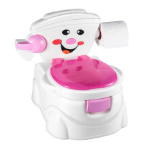 Queiting 2 in 1 Kids Potty Baby Training Toilet Seat with Splash Guard Toddler Training Potty Trainer Portable Safety Chair Urinal for Kids 6 Months