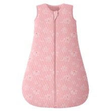 Looxii Baby Sleeping Bag 2.5 TOG 100% Cotton Winter Toddler Sleep Sack Baby Wearable Blanket for Boys and Girls 6-12 Months Floral Pink