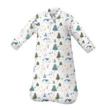 MIKAFEN Baby Winter Sleeping Bag - Organic Cotton, 3.5 Tog, Various Sizes from Birth to 4 Years Old