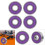 8 pezzi cuscinetti 608 viola ABEC-9 22x8x7 mm 3