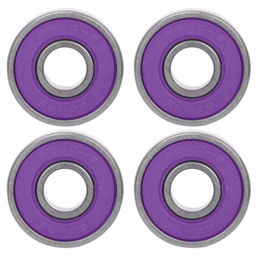 8 pezzi cuscinetti 608 viola ABEC-9 22x8x7 mm 1