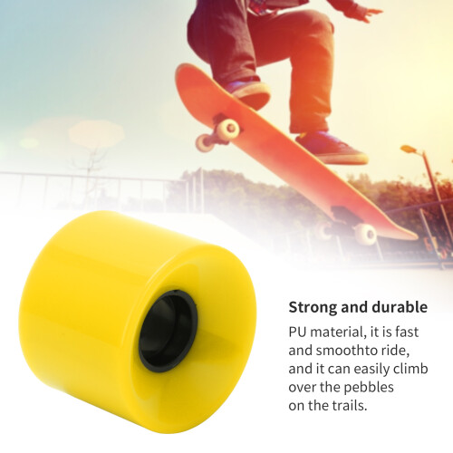 PONTE 4 RUOTE 60x45mm 78A GIALLE LONGBOARD 2