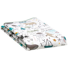 Mamas & Papas Splash Mat for Highchairs, Practical and Wipe Clean Mat to Catch Dinner Time Spills, Happy Planet