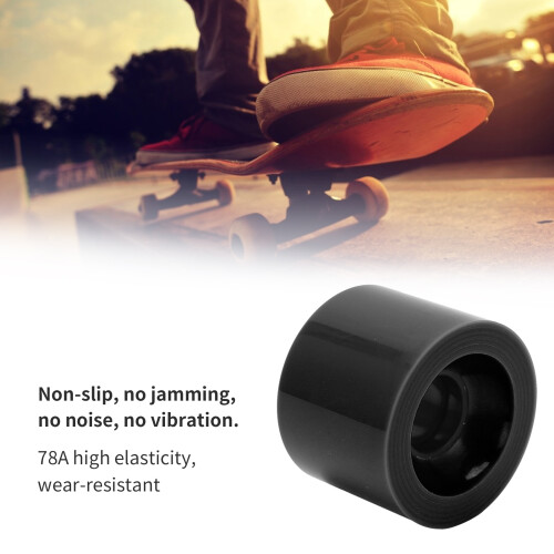 PUENTE 4 pezzi 60x45 mm 78A ruote nere da longboard 2