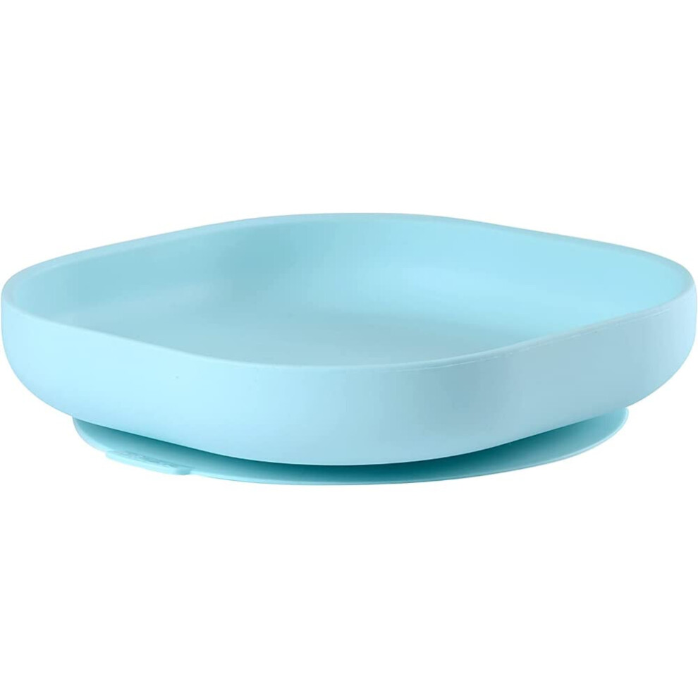 Beaba Béaba - Silicone Feeding Suction Plate - For Babies And Children - Blue