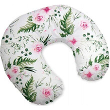 Baby Breast Feeding Pillow Nursing Pregnancy Baby Sitting Support - Garden Flowers