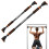 (Orange) Pull Up Bar Horizontal Bar Portable Multifunctional Indoor Wall Mounted Non-Skid Safety Pullup Bar 1