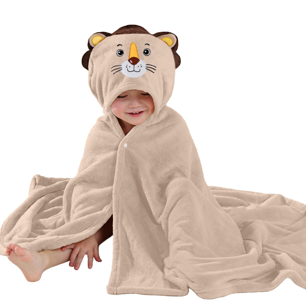 Hooded Baby Towel, Baby Bath Towels With Hood,Unique Animal Design Baby Towel With Hood Soft Absorbent Baby Bath Towels, For Newborn Baby Bo Asnewkit