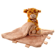 Ziggle Baby Comforter for Newborns | Soft Giraffe Comforter Blanket Toy | Newborn Essentials and Giraffe Blanket Gift | New Baby Boy or Girl Gift Ide