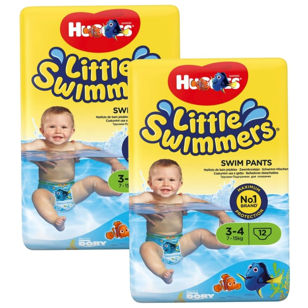 Little Swimmers Swim Pants for Babies Size 3-4 (10-17 kg) 12 Swim Pants Pack of 2-image-OPC-PJRDCVX-NEW