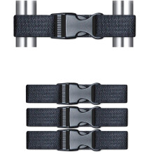 Yulaiyoen Child Locks for Kitchen Cupboards,Child Safety Cupboard Locks, Baby Proofing Adjustable Straps for Two-Door Cabinets Fridge