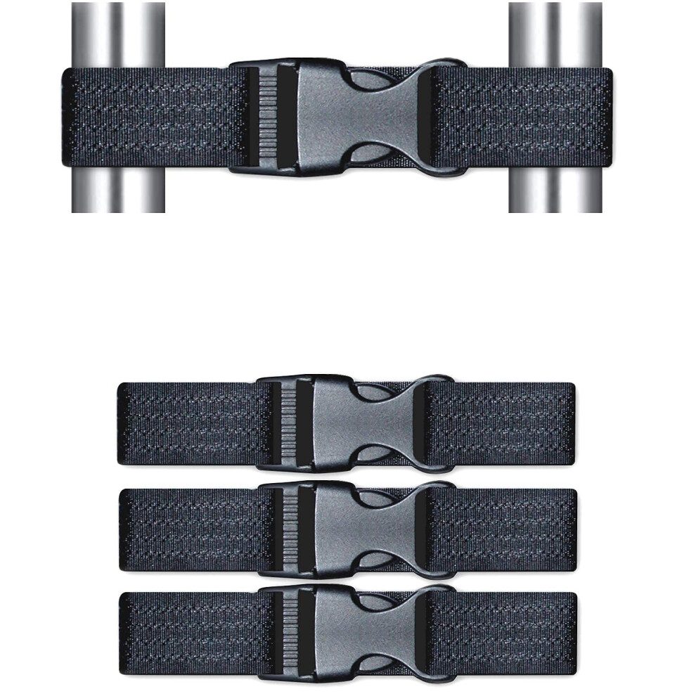 Child Locks For Kitchen Cupboards，Child Safety Cupboard Locks, Baby Proofing Adjustable Straps For Two-Door Cabinets Fridge Yulaiyoen