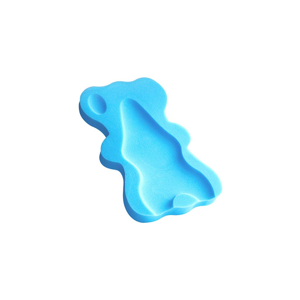 Infant Bath Sponge For Age 1-3Y Comfy Baby Bath Mat Skid Proof Newborn Bath Cushion (Blue) Blue Guequitlex