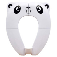 [Upgrade Version] Foldable Potty Seat - RIGHTWELL Travel Toilet Seat, Toilet Training Seat Portable Toilet Seat Toddler PP Material with Carry Bag (W
