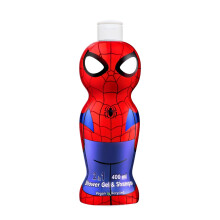 Marvel Spiderman 2-in-1 Kids Hair Shampoo & Body Wash – 400ml | Kids Shower Gel | Vegan, Paraben-Free, Natural | Hydrating & Dermatologically Tested