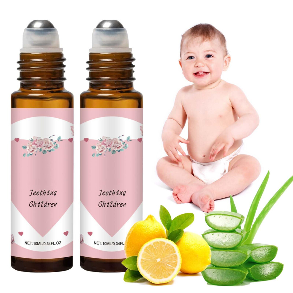 2Pcs Teething Roller Natural Pain Relief Baby,Teething Roller Relief Teething Roller Natural Pain Relief Baby Natural Natural Pain Relief R Belligern