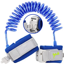 Lehoo Castle Baby Reins Anti Lost Wrist Link,Toddler Reins with Lock for Walking, Child Safety Harness Walking Leash for Children Boys and Girls (Dar