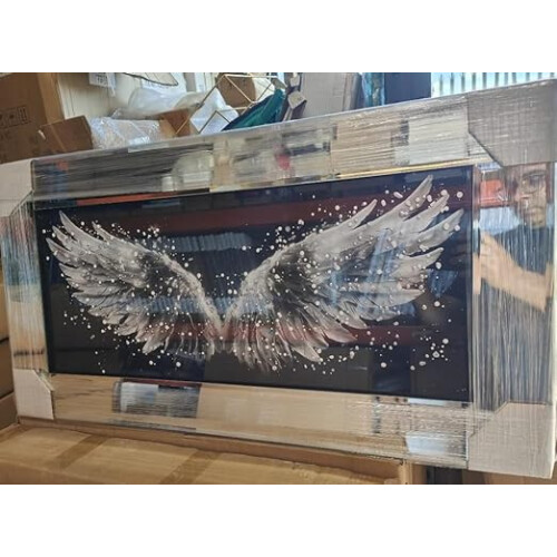 Angel Multicolor Glitter Wings Art 85x45Cm