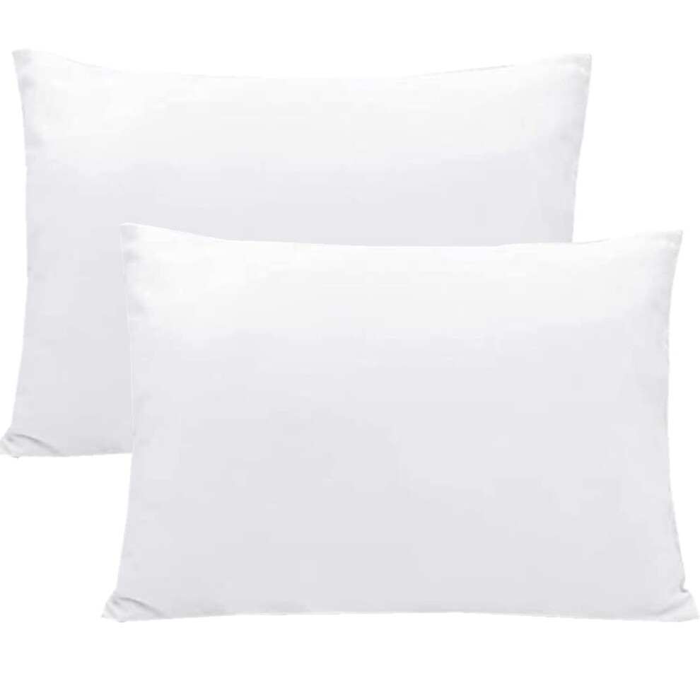 Aisawate Baby Toddler Pillowcase, Plain Cot Bed Pillow Pair Cases 40 X 60Cm, 2 Pack 100% Cotton Soft Pillow Cover For Boys & Girls Bedding, Kids Travel Pillow