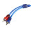 AUTO 5 m cavo di interconnessione RCA blu trasparente 5
