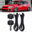 2pcs Rear Trunk Parcel Shelf String – Black Nylon, Fits MK6 & R20 16