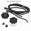 2pcs Rear Trunk Parcel Shelf String – Black Nylon, Fits MK6 & R20 2