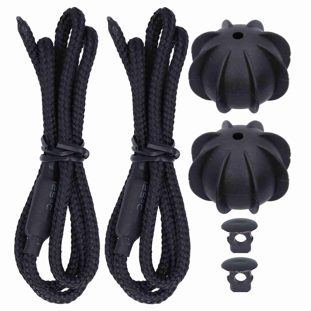 2Pcs Rear Trunk Parcel Shelf String Â Nylon, Fits Mk6 & R20 Black 8401343619911