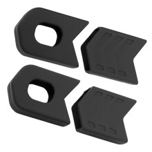 Durable Silicone Crank Boots 4pcs for Bike Chainset Crank Arm Protector Black