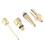 Universal 15pcs Bicycle Valve Adapter Kit - Includes Needles & Nozzles 1