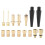 Universal 15pcs Bicycle Valve Adapter Kit - Includes Needles & Nozzles 7
