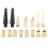 Universal 15pcs Bicycle Valve Adapter Kit - Includes Needles & Nozzles 2