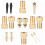 Universal 15pcs Bicycle Valve Adapter Kit - Includes Needles & Nozzles 9