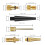 Universal 15pcs Bicycle Valve Adapter Kit - Includes Needles & Nozzles 10