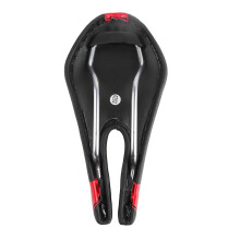 Selle de montagne en PU Modèle : 312 g, 27 x 13 cm, Noir/Rouge