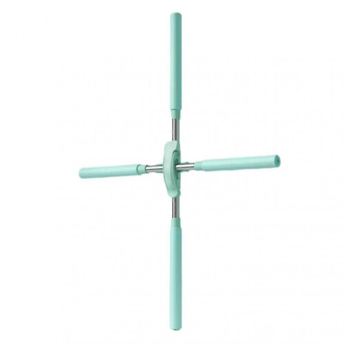 (Green) Yoga Hunchback Posture Corrector Adjustable Yoga Sticks Stretching Tool TW