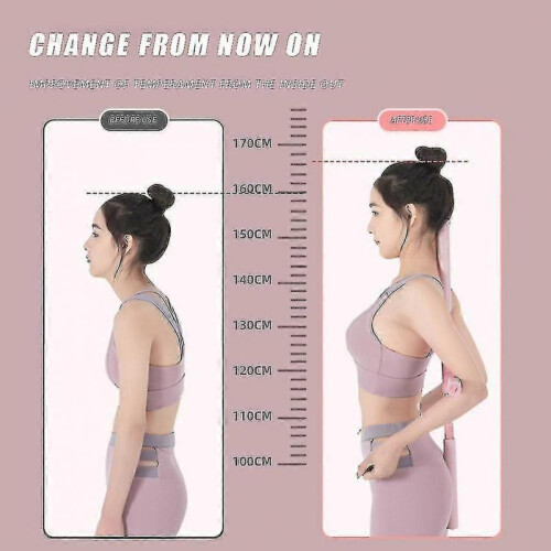 (Green) Yoga Hunchback Posture Corrector Adjustable Yoga Sticks Stretching Tool TW 2