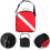 Diving Regulator Bag, Double Secure Closure, Protective Dive Gear Case, Professional Scuba Regulator Storage, Dive Flag Sack 2