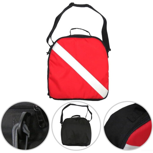 Diving Regulator Bag, Double Secure Closure, Protective Dive Gear Case, Professional Scuba Regulator Storage, Dive Flag Sack 1