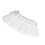 100pcs Perfume Test Strips Floral Print White 9