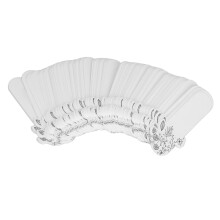 100pcs Perfume Test Strips Floral Print White