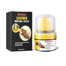 (Brown) Leather Nursing Cream 50ml - Repairs, Protects & Restores Shoes, Car Seats & Sofas