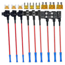 3 Types Add-a-circuit Adapter & Fuse Kit - Fuse Tap Fuse Holder with Fuse for Cars Trucks Boats TW