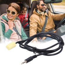 59,1 Zoll 6-poliger AUX-IN-Kabel Audioeingang Adapter 3,5-mm-Klinke Ersatz für Fiat Grande Punto