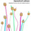 23 Pieces Tunisian Crochet Hooks Set with Bead Carbonized Bamboo Hook TW 4