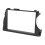 Cornice nera in ABS da 2Din per Actyon/Kyron 178x102mm 14