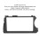 Cornice nera in ABS da 2Din per Actyon/Kyron 178x102mm 4