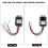 Convertitore High-Low per autoradio a 2 canali, nero 4